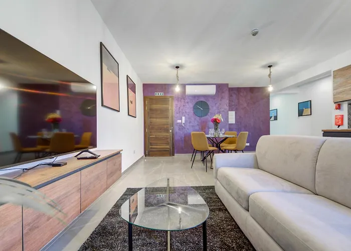 アパート Kuya Duplex Penthouse With Private Heated Pool And Views By Haven And Keys Malta